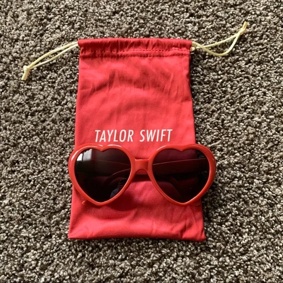 Taylor Swift RED tour sunglasses with case Taylor Swift Accessories | Red Sunglasses Taylor Swift  main image 2